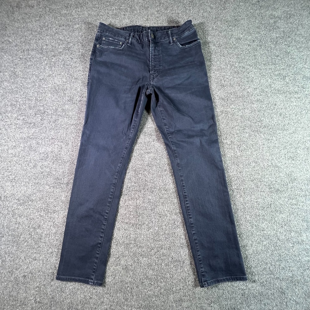 American Eagle Jeans Men 33x32 Dark Gray Denim Next Level Flex Slim Fit Everyday
